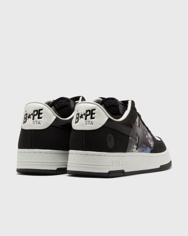 A BATHING APE BAPE STA ブラック A Bathing Ape Bape Sta Low Shark Pack Black Men's - 1K80-191